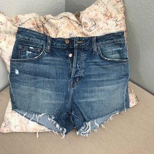 J brand heigh waist shorts
